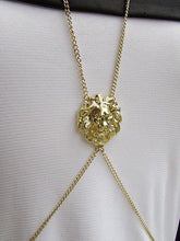 Women Gold Face Lion Full Body Chain Jewelry European Fashion Trendy Necklace - alwaystyle4you - 8
